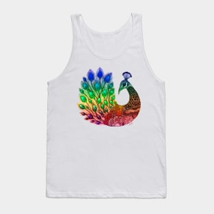 Majestic Peacock Tank Top